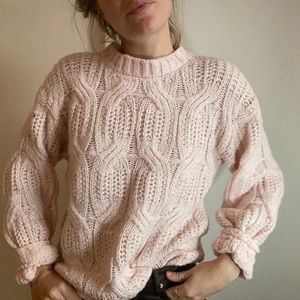 Zara light pink over sized sweater